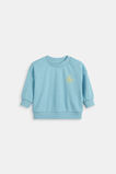 Bubble Logo Sweat  Nebula Blue  hi-res