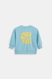 Bubble Logo Sweat  Nebula Blue  hi-res
