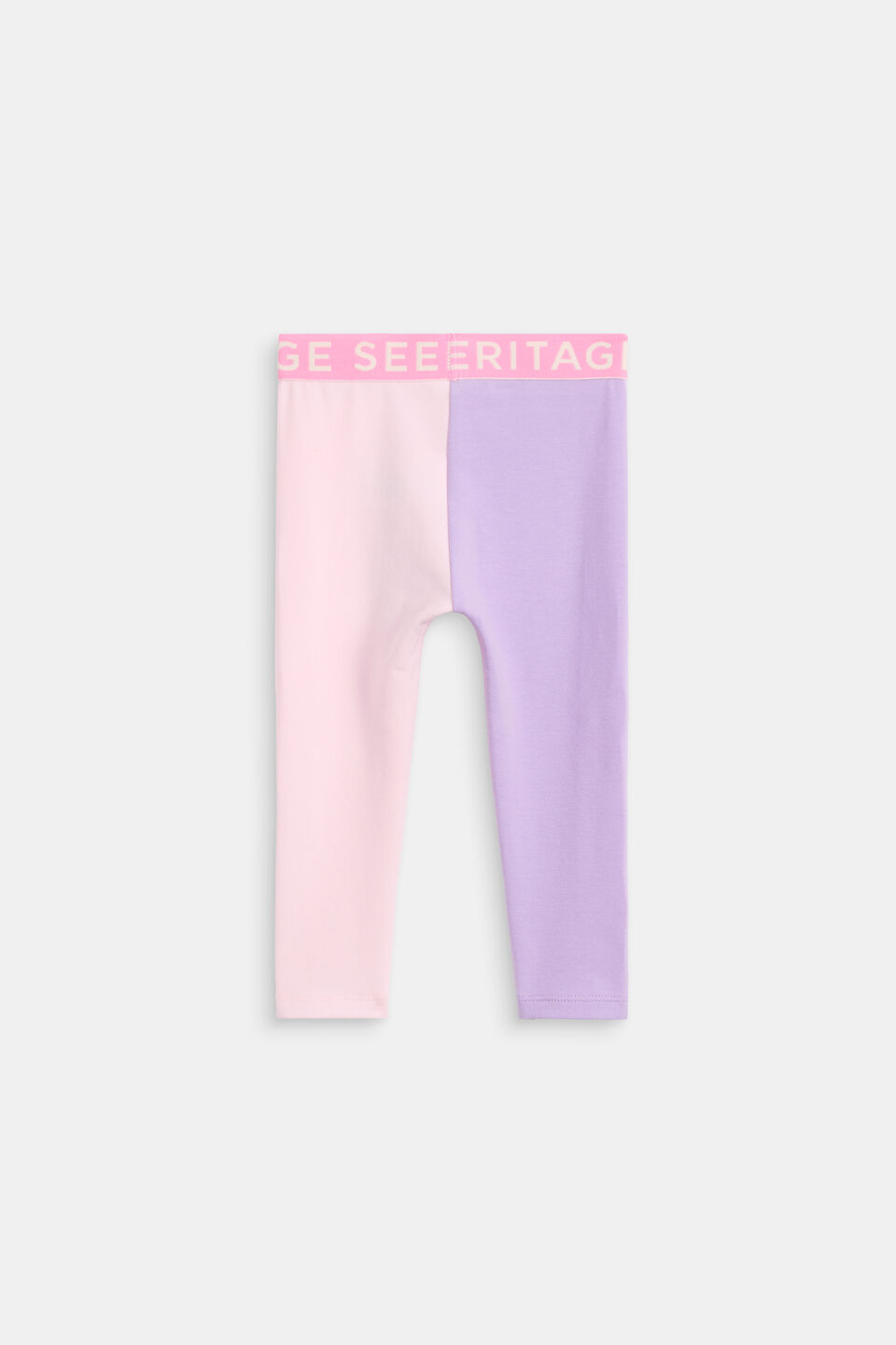 Colourblock Logo Legging  Lilac Multi