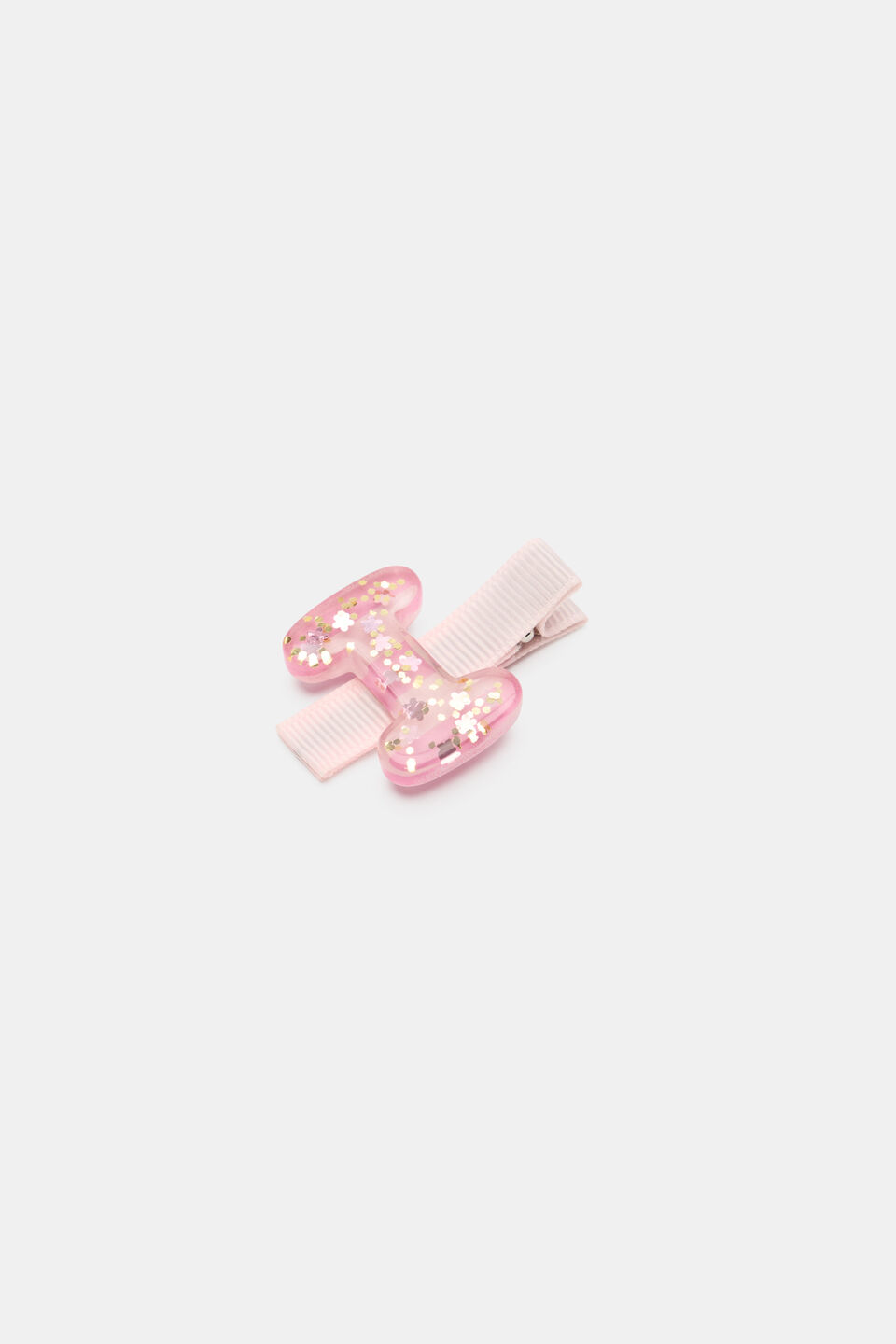 Initial Stripe Duck Clip  I