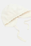 Pointelle Knit Bonnet  Classic Cream  hi-res