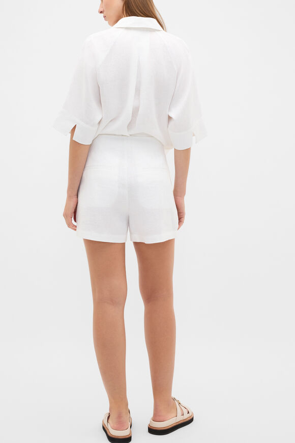 Core Linen High Rise Short  Whisper White  hi-res