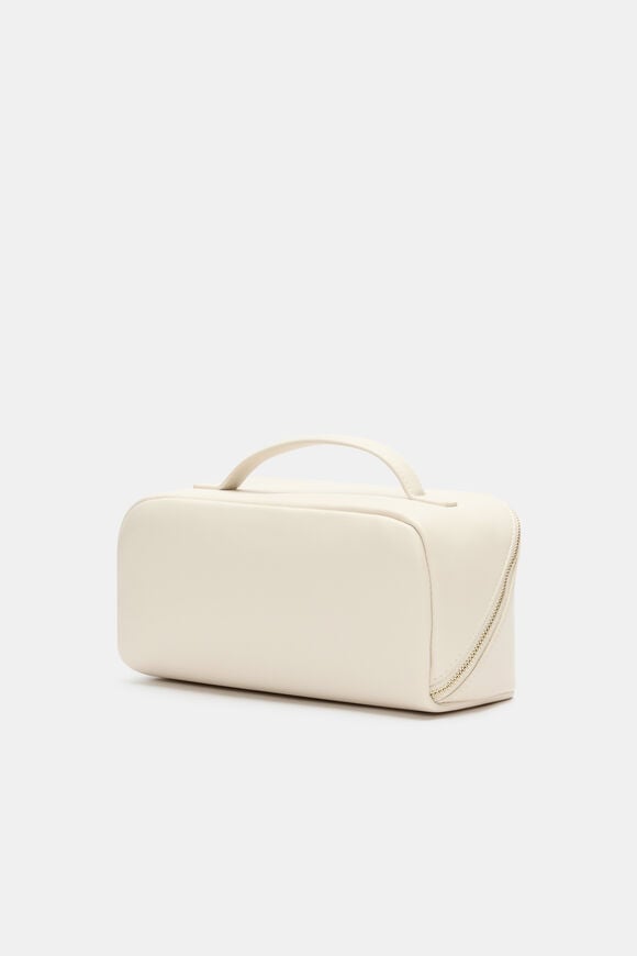 Zip Around Cosmetic Case  Stone  hi-res