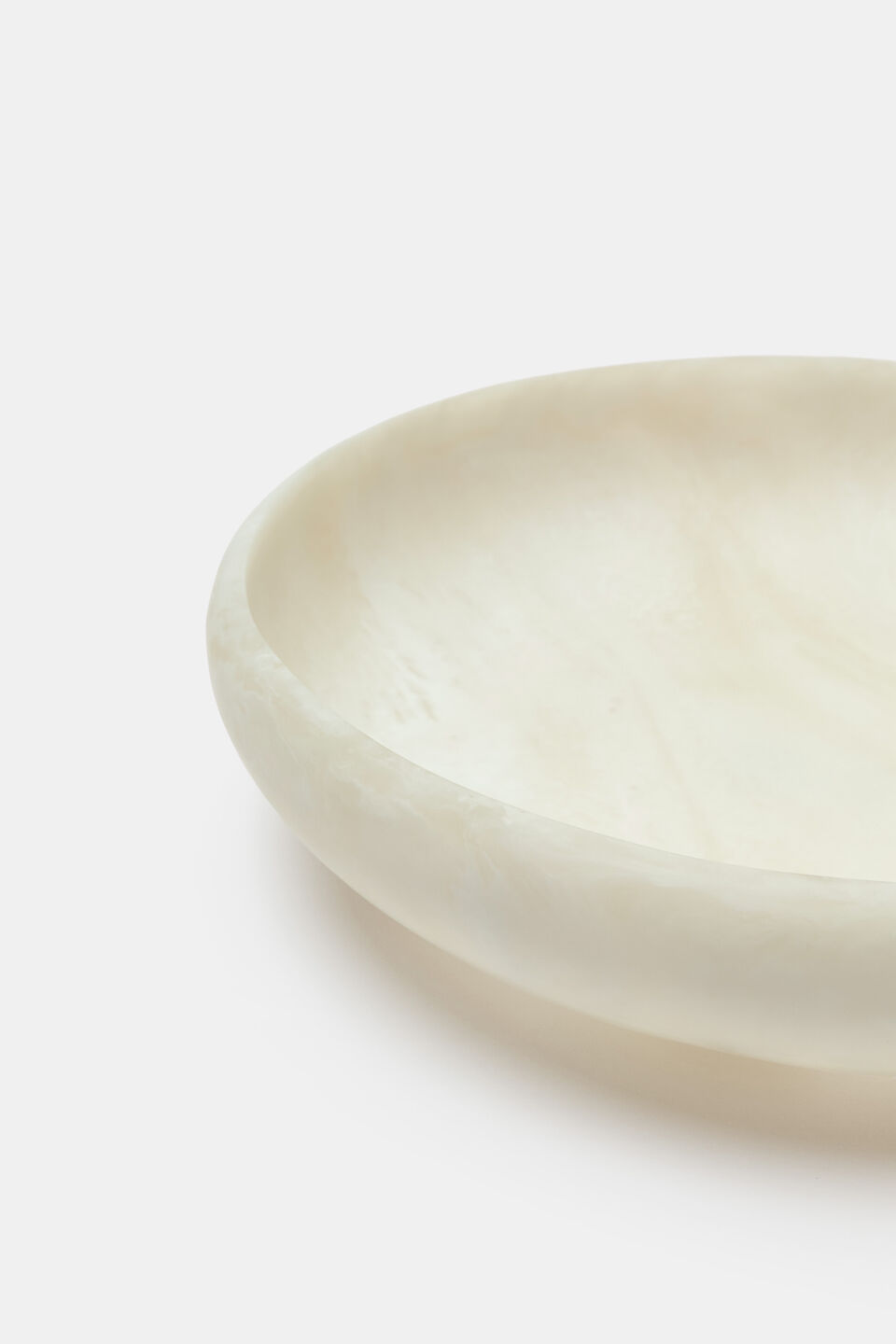Tallulah Resin Salad Bowl  Meringue