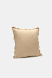 Piped Edge Cushion  Cashew Cream  hi-res
