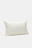 Rectangular Fringed Cushion  Meringue  hi-res