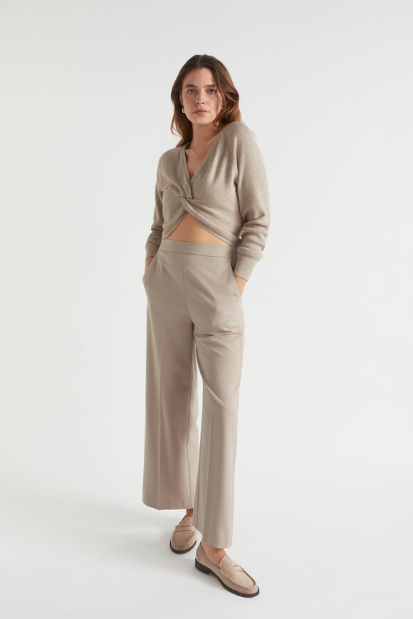 Twist Front Knit  Light Storm Marle  hi-res