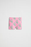 Shell Print Bike Short  Candy Pink  hi-res
