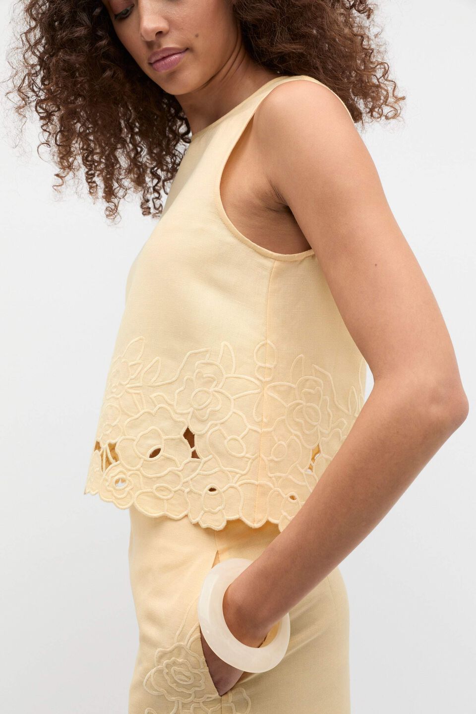 Cutwork Swing Tank  Shortbread