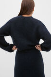 Luxe Fluffy Crop Knit  Twilight Blue  hi-res