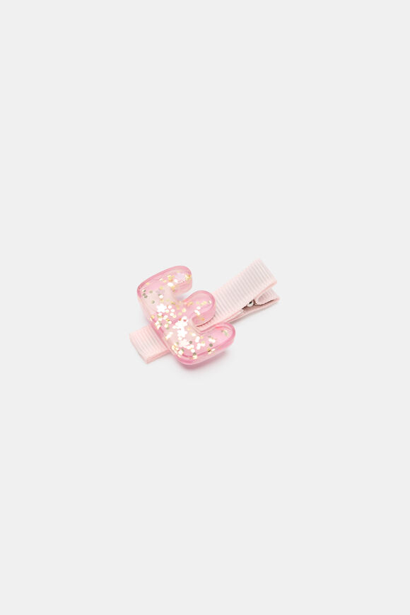 Initial Stripe Duck Clip  E  hi-res