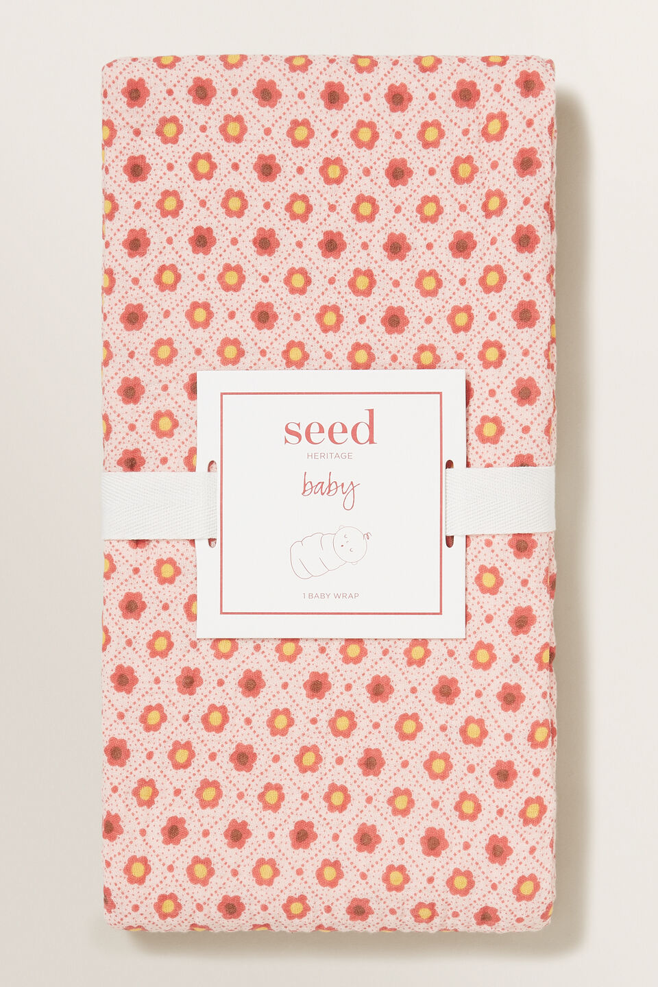 Geo Floral Muslin Wrap  