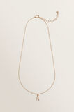 Initial Pearl Necklace    hi-res