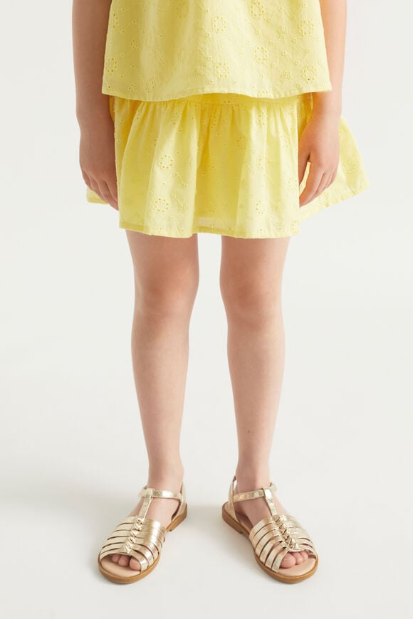 Floral Openwork Skirt  Sunshine  hi-res