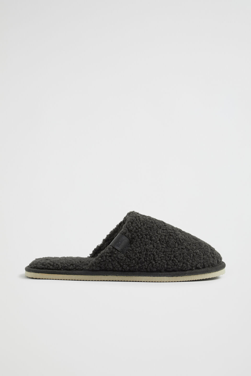 Teddy Slipper  Charcoal