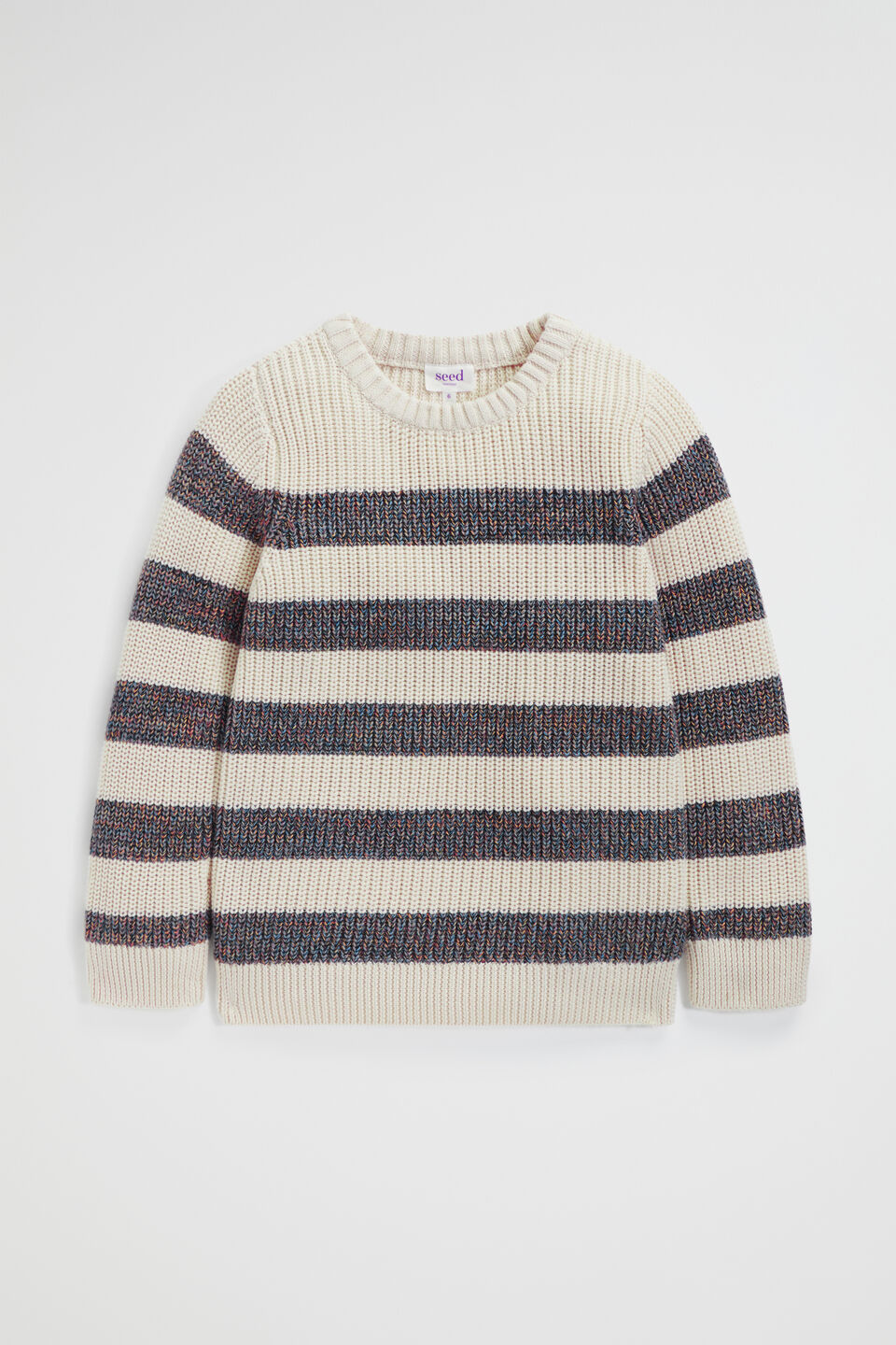 Stripe Knit  Rich Cream
