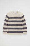 Stripe Knit  Rich Cream  hi-res