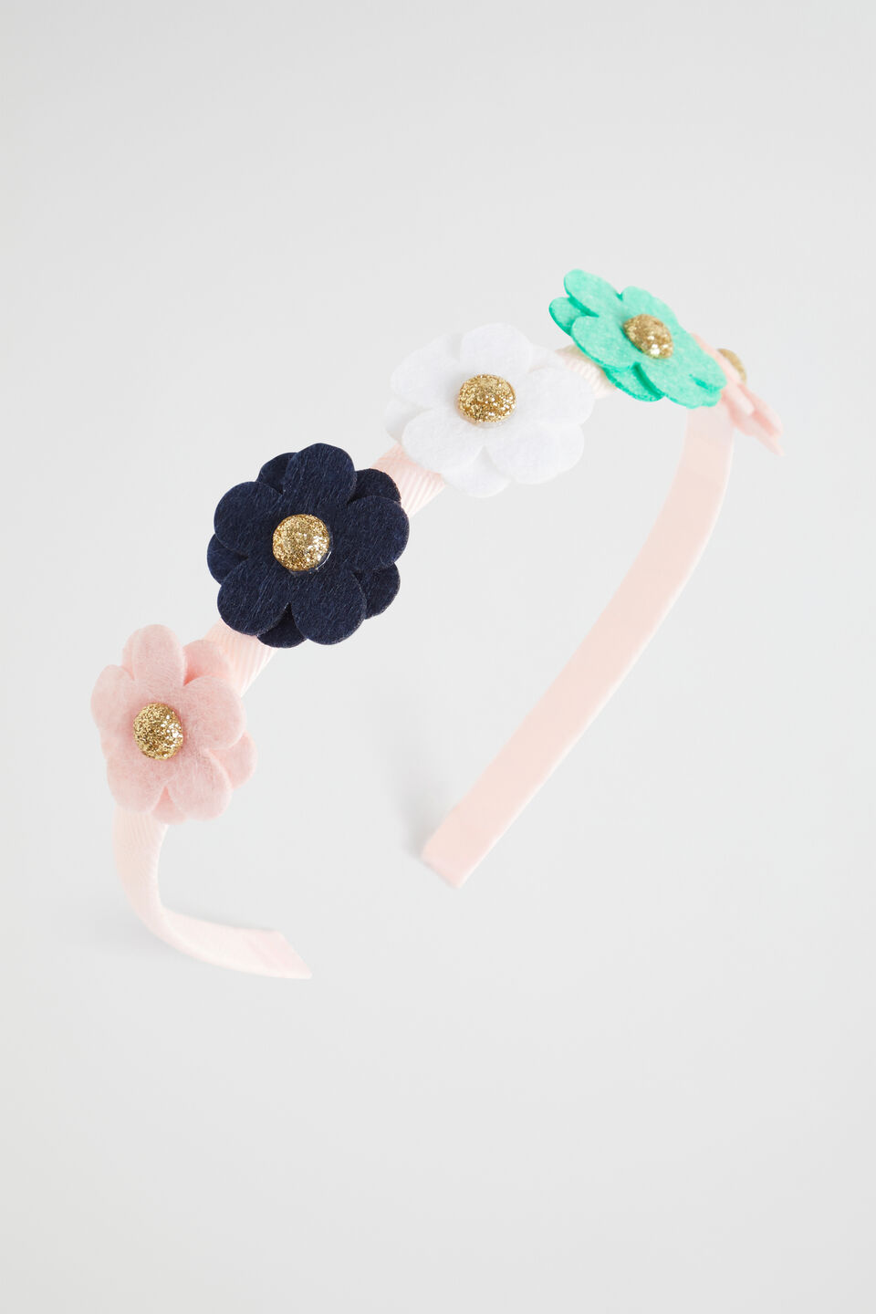 Felt Daisy Headband  Multi