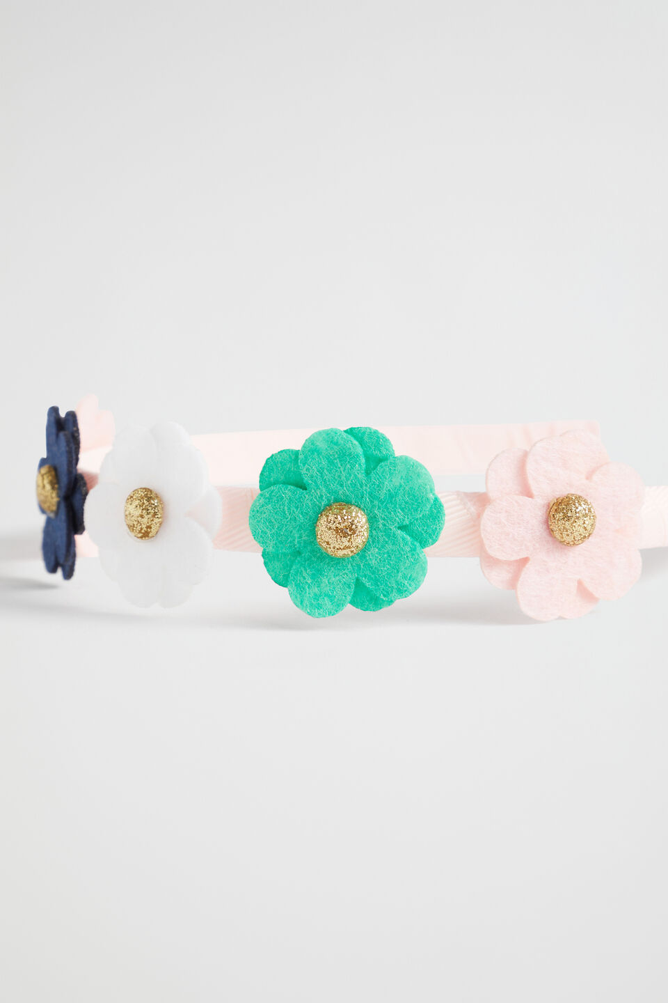 Felt Daisy Headband  Multi