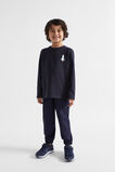 Slogan Rugby Tee  Midnight Blue  hi-res