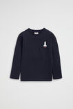 Slogan Rugby Tee  Midnight Blue  hi-res