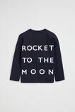 Slogan Rugby Tee  Midnight Blue  hi-res