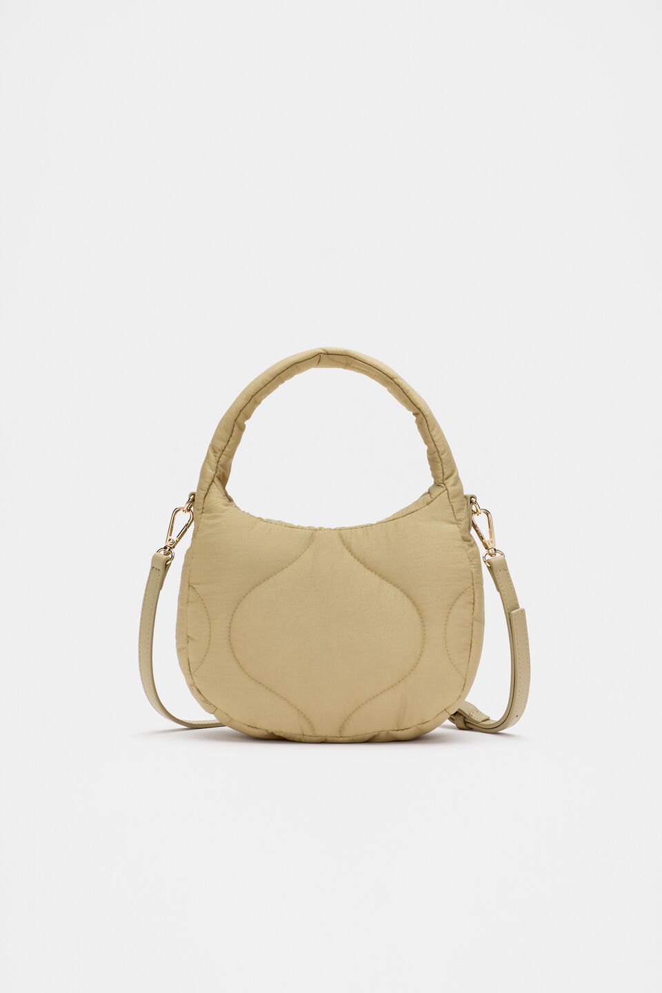 Quilted Mini Bag  Cashew
