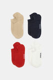 4 Pack Sneaker Sock  Cashew Multi  hi-res