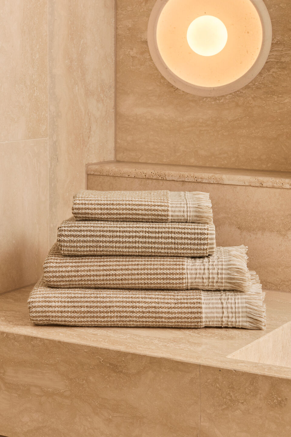 Zadie Bath Sheet  Rye