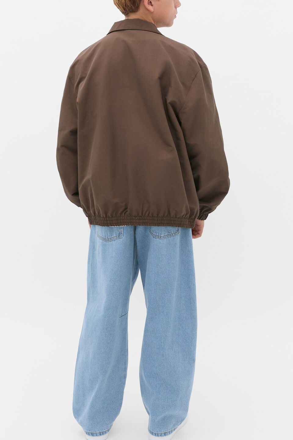 Waxed Spray Jacket  Chocolate