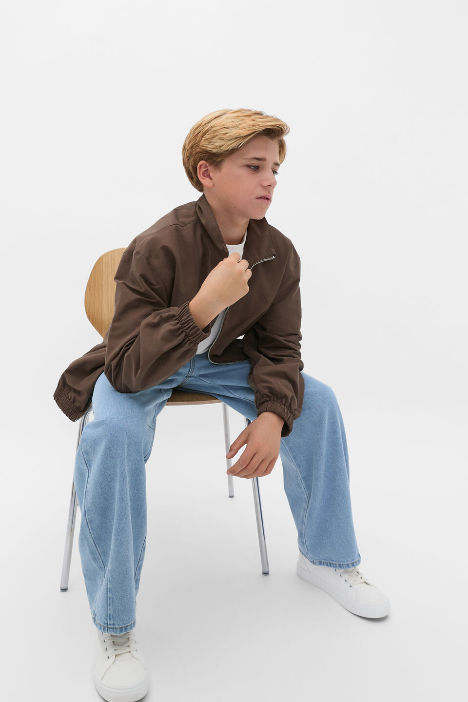 Waxed Spray Jacket  Chocolate