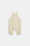 Embroidered Cord Overall  Milk Tea  hi-res