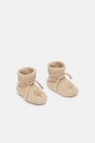 Leaf Knit Bootie  Nutmeg Marle  hi-res