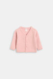 Leaf Knit Cardigan  Blush Pink Marle  hi-res