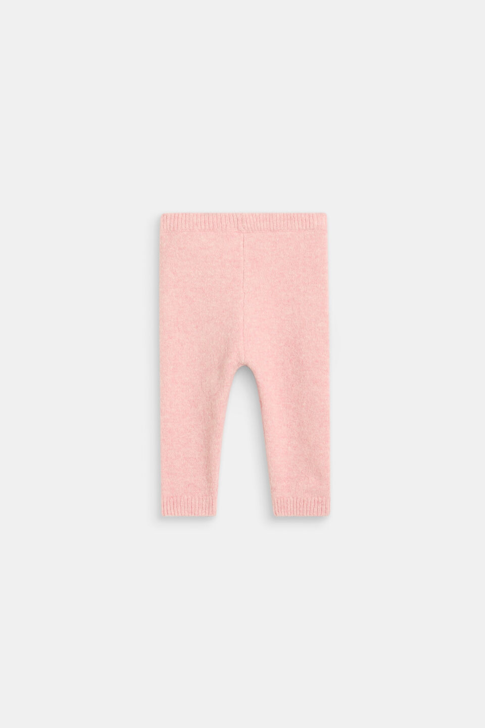 Leaf Knit Pant  Blush Pink Marle