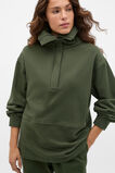 Terry Half Placket Sweat  Deep Forest  hi-res