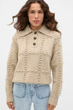 Cotton Blend Pom Pom Knit  Caramel Clay Twist  hi-res