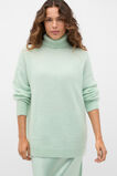 Mohair Blend Roll Neck Knit  Soft Moss  hi-res