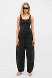 Cotton Elasticated Pant  Black  hi-res