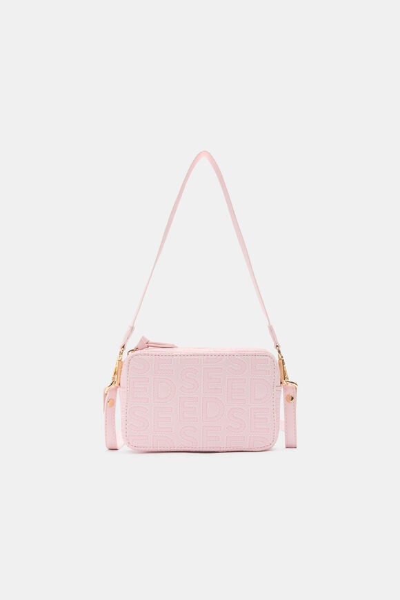 Embroidered Logo Camera Bag  Pink Lemonade  hi-res