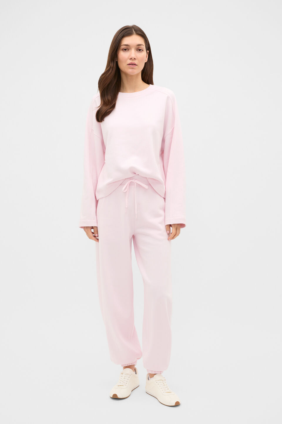 Terry Balloon Sleeve Sweat  Primrose