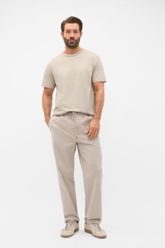 Drawstring Twill Pant  Clay  hi-res