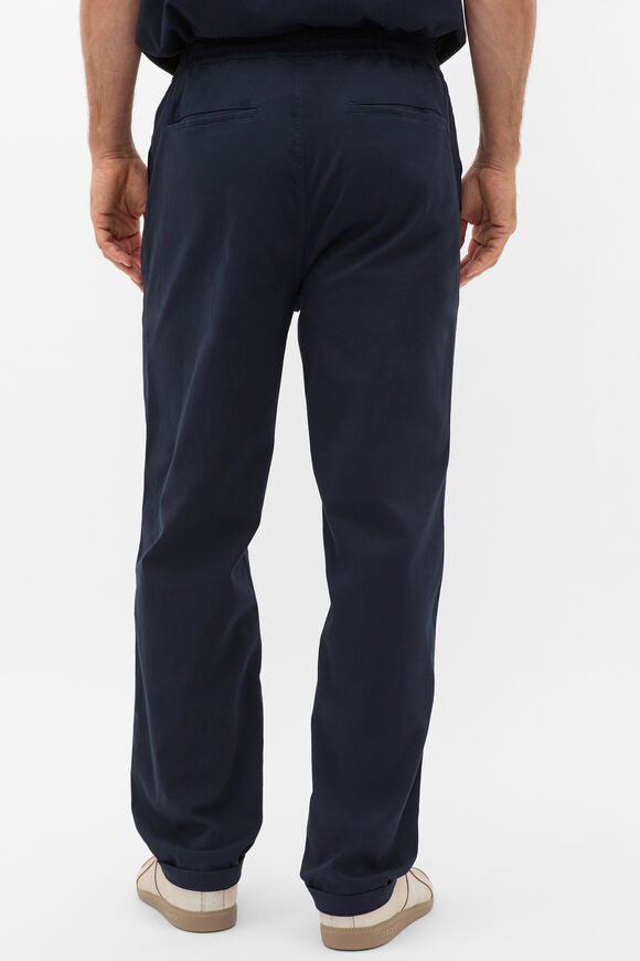Drawstring Twill Pant  Midnight Blue  hi-res
