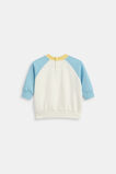 Colourblock Logo Sweat  Nebula Blue  hi-res