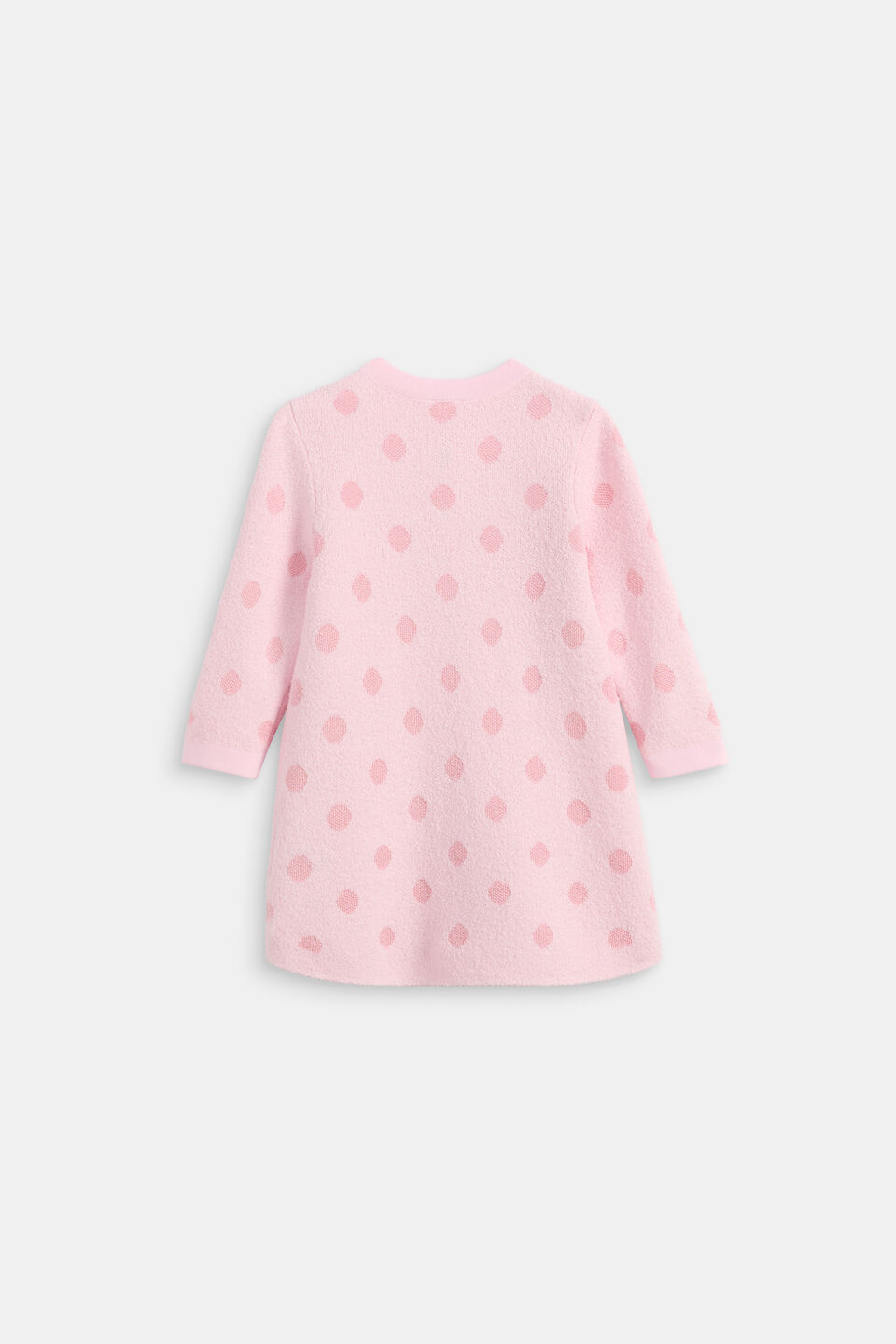 Spot Knit Dress  Pink Lemonade
