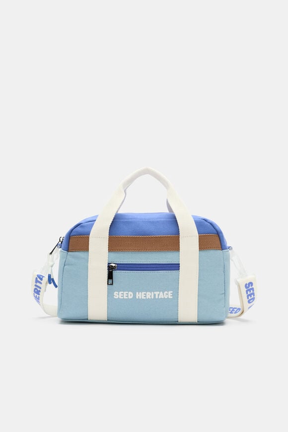 Retro Mini Duffle Bag  Blue Multi  hi-res