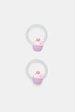 Cupcake Coil Hair Ties  Multi  hi-res