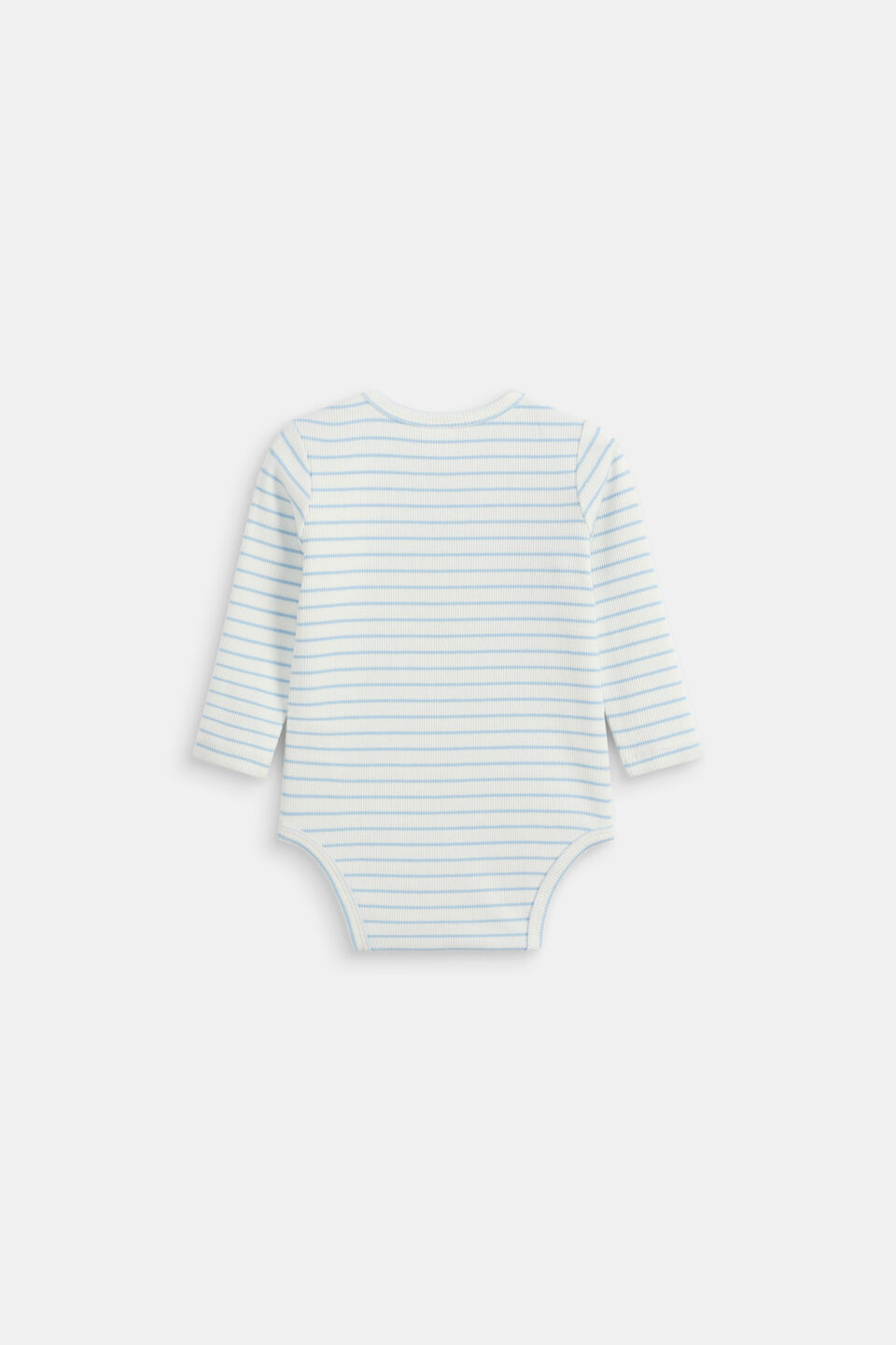 Stripe Rib Bodysuit  Arctic
