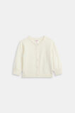 Pointelle Knit Cardigan  Classic Cream  hi-res
