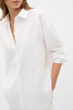 Core Linen Oversized Shirt  Whisper White  hi-res